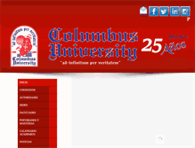 Tablet Screenshot of columbus.edu