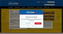 Desktop Screenshot of columbus.gov